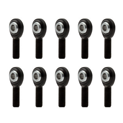 Allstar Performance Pro Rod End LH Male Moly 1/2 ID x 5/8 Thread - 10-Pack