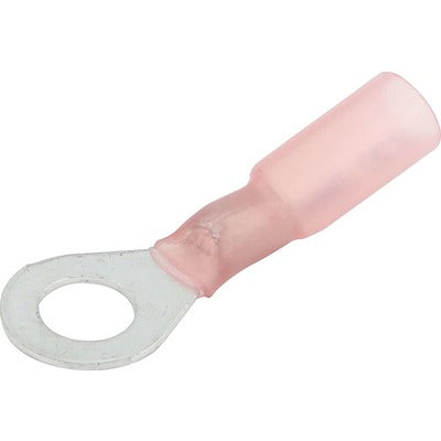 Allstar Ring Terminal 1/4in Hole Heat Shrink 22-18 10pk