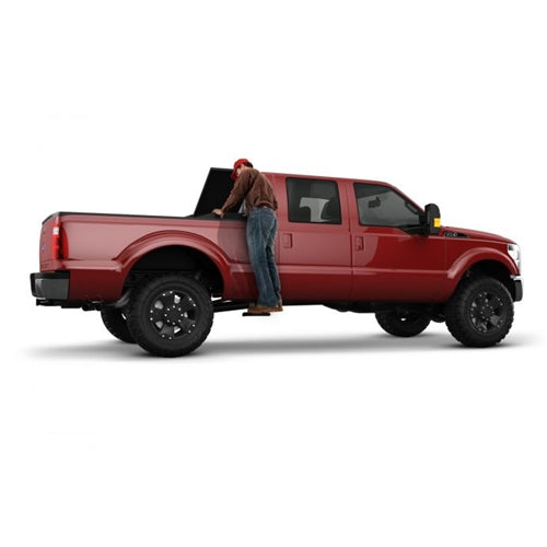 AMP Research 75407-01A BedStep2 Retractable Truck Bed Side Step for 2014-19 Silverado & Sierra 1500, 2015-19 Silverado & Sierra 2500/3500 (All Beds)