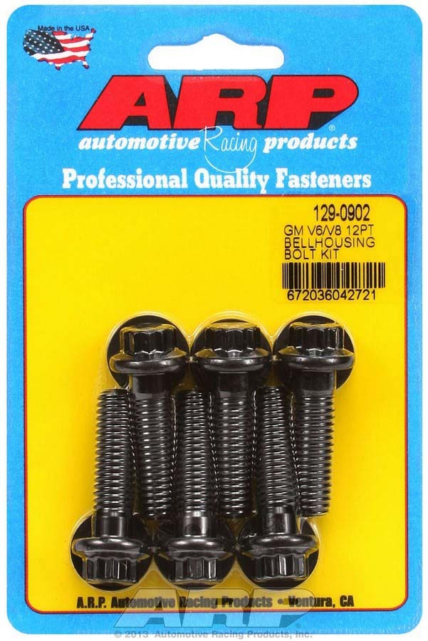 ARP Bellhousing Bolt Kit - 12pt GM V6/V8 129-0902