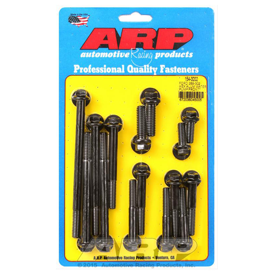 ARP Bolt Kit 6pt SBF 289/302 Alm Water Pump & T-Cover 154-3202