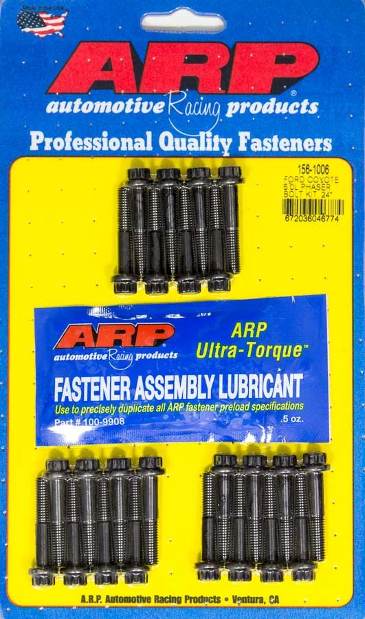 ARP Cam Phaser Retaining Bolt Kit for 5.0L Coyote 156-1006