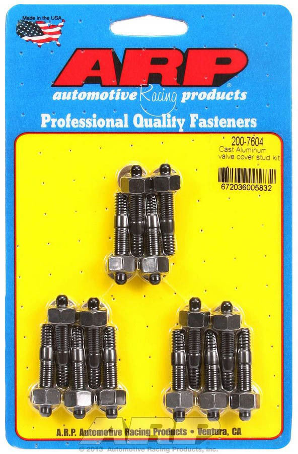 ARP Valve Cover Stud Kit 1/4 6pt (14) 200-7604