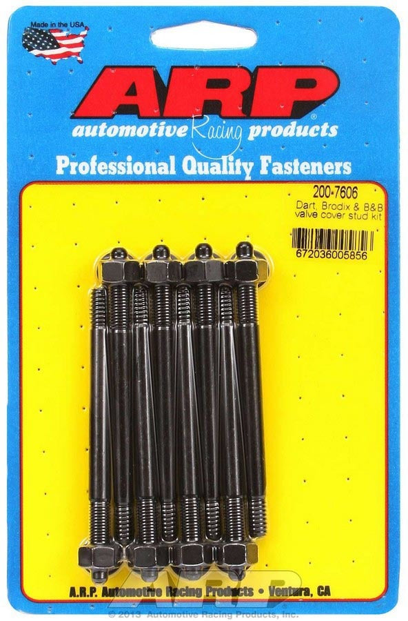 ARP Valve Cover Stud Kit 1/4 6pt (8) 200-7606