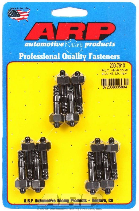 ARP Valve Cover Stud Kit 1/4 6pt (12) 200-7610