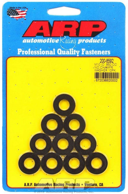 ARP Black Washers - 10mm ID x .850 OD (10) 200-8592
