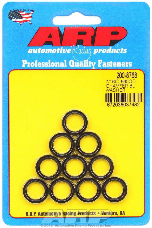 ARP Black Washers - 7/16 ID x .660 OD (10) 200-8768