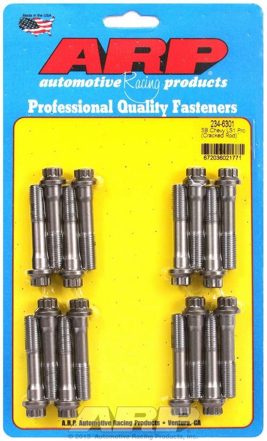 ARP SBC Rod Bolt Kit - Fits LS1 Cracked Rod 234-6301