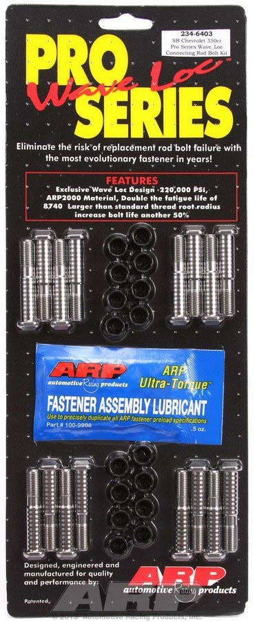 ARP SBC Rod Bolt Kit - Fits 305/307/350 234-6403