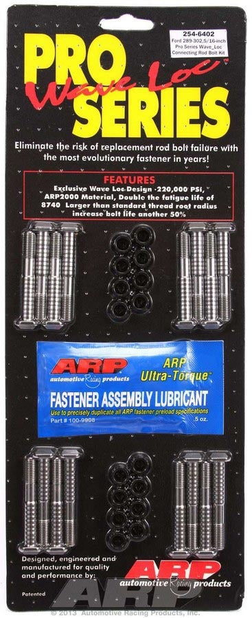 ARP SBF Rod Bolt Kit - Fits 289-302 w/5/16" 254-6402