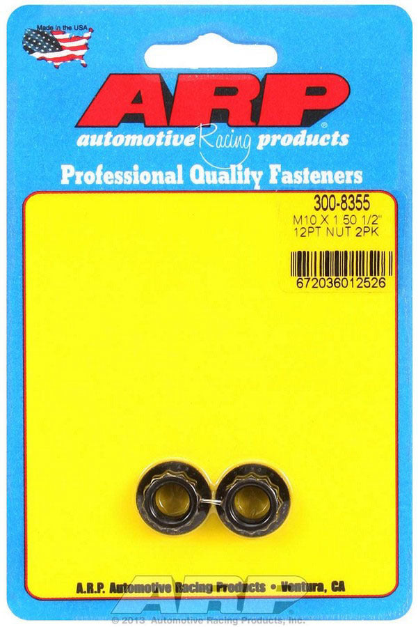 ARP Nut- 12pt 10mm X 1.50 2pk 300-8355