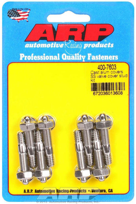 ARP S/S Valve Cover Stud Kit 6pt (8) 400-7603
