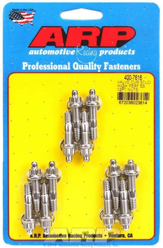 ARP S/S Valve Cover Stud Kit 12pt (12) 400-7616