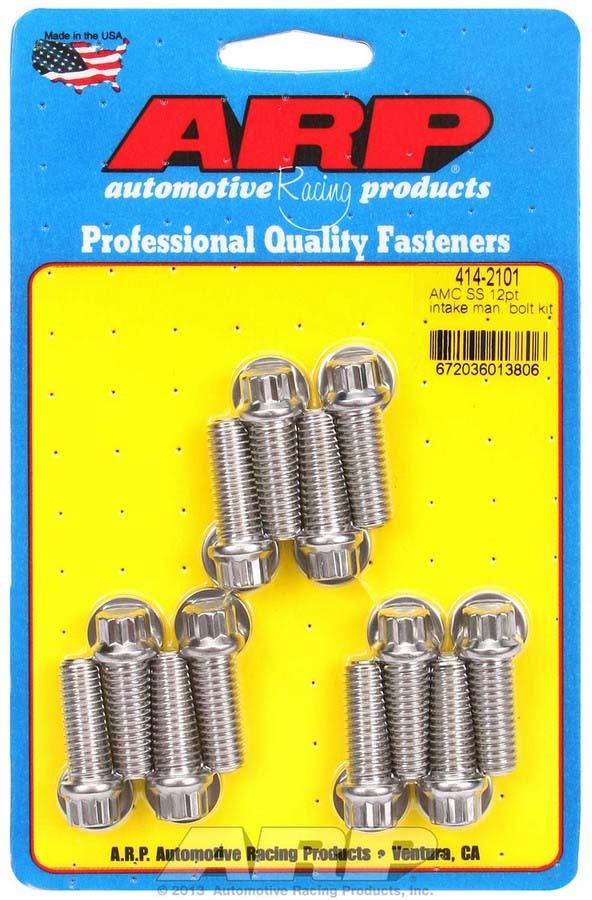 ARP AMC S/S Intake Bolt Kit 414-2101