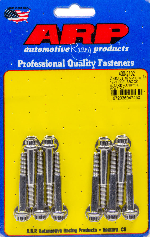 ARP Intake Manifold Bolt Kit GM LS w/Edelbrock Intake 430-2102