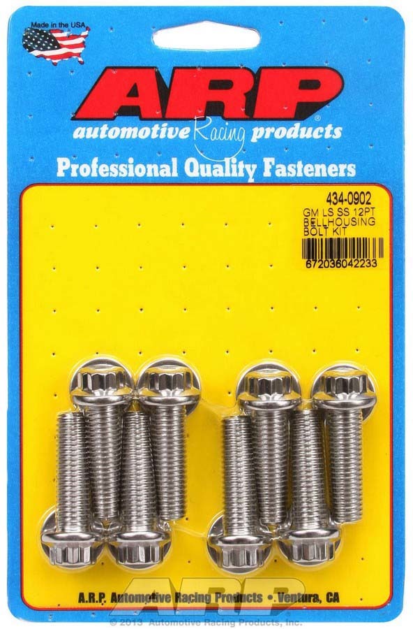 ARP Bellhousing Bolt Kit - 12pt GM LS 434-0902