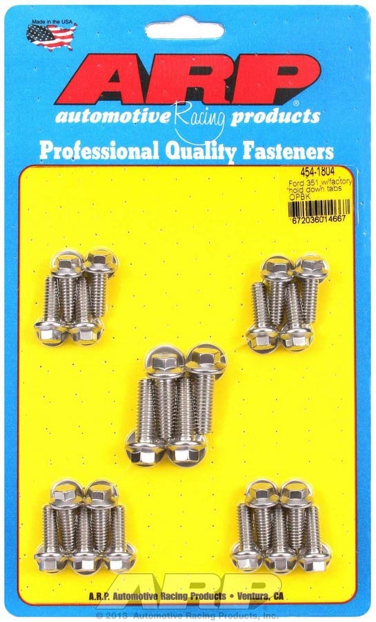 ARP SBF Oil Pan Bolt Kit 454-1804