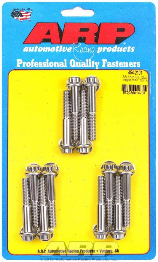 ARP SBF S/S Intake Bolt Kit 12pt 454-2101