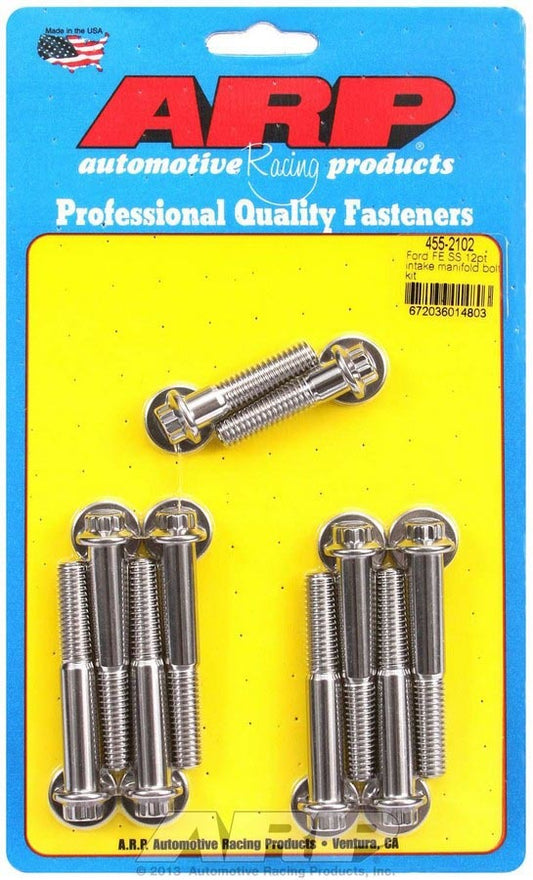 ARP BBF S/S Intake Bolt Kit 12pt 455-2102