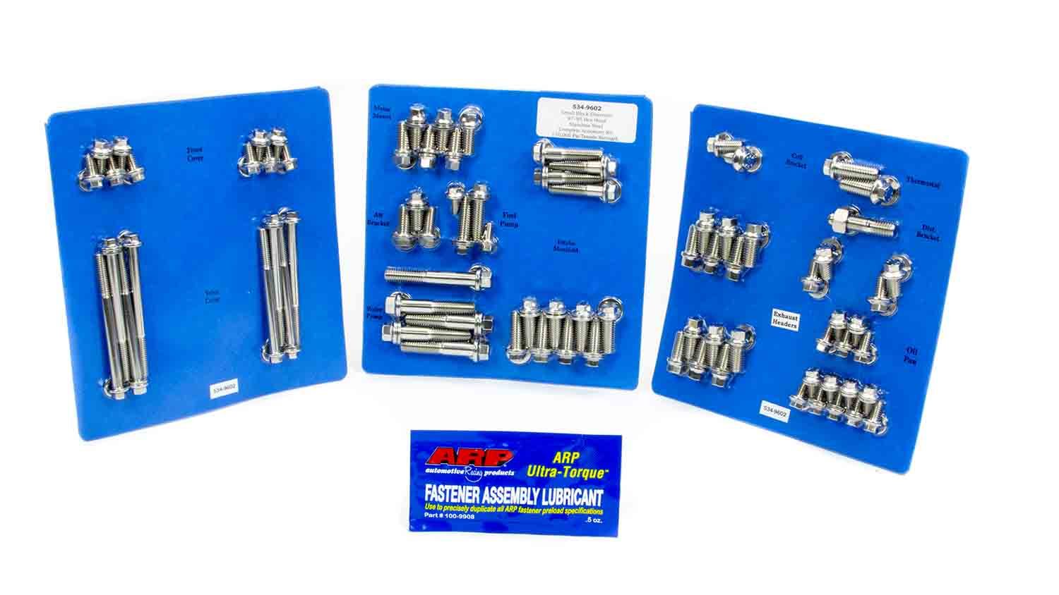 ARP SBC S/S Complete Engine Fastener Kit 6pt 534-9602