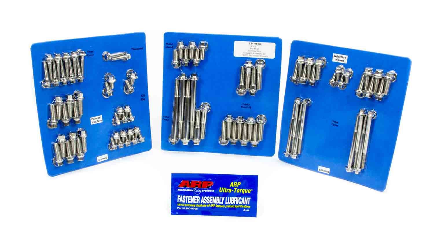 ARP SBC S/S Complete Engine Fastener Kit 6pt 534-9603