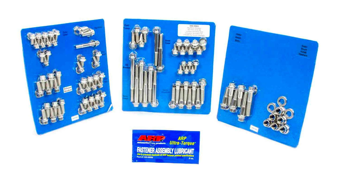 ARP BBM S/S Complete Engine Fastener Kit 12pt 545-9501
