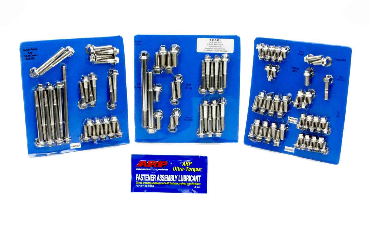 ARP SBF S/S Complete Engine Fastener Kit 6pt 554-9601