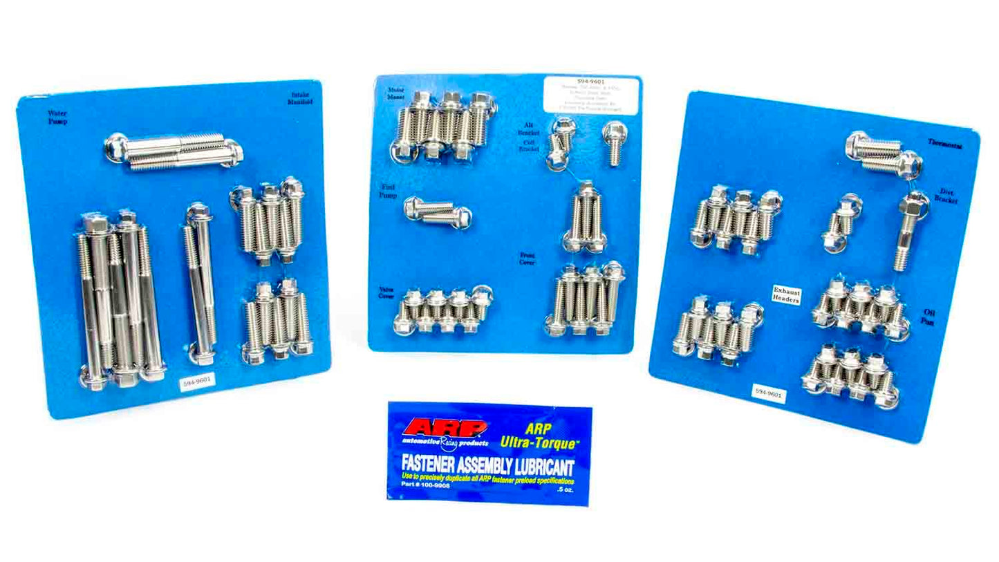 ARP Pontiac S/S Complete Engine Fastener Kit 6pt 594-9601
