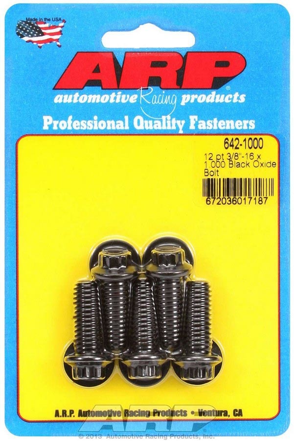 ARP Bolt Kit - 12pt (5) 3/8-16 x 1.000 642-1000