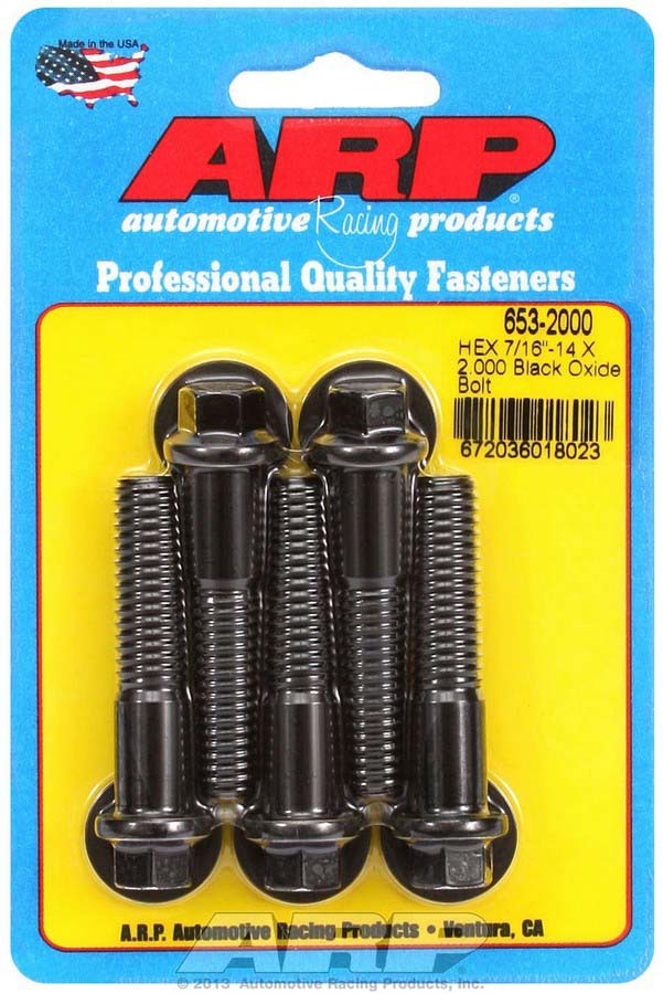 ARP Bolt Kit - 6pt (5) 7/16-14 x 2.000 653-2000