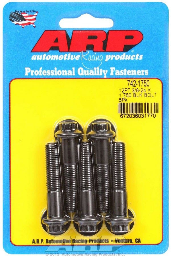 ARP Bolt Kit - 12pt (5) 3/8-24 x 1.750 742-1750