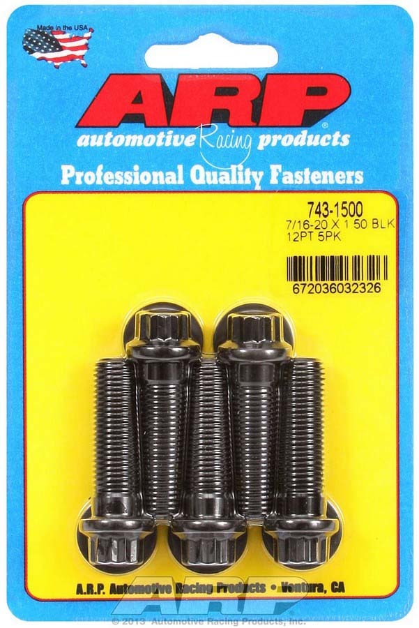 ARP Bolt Kit - 12pt (5) 7/16-20 x 1.500 743-1500