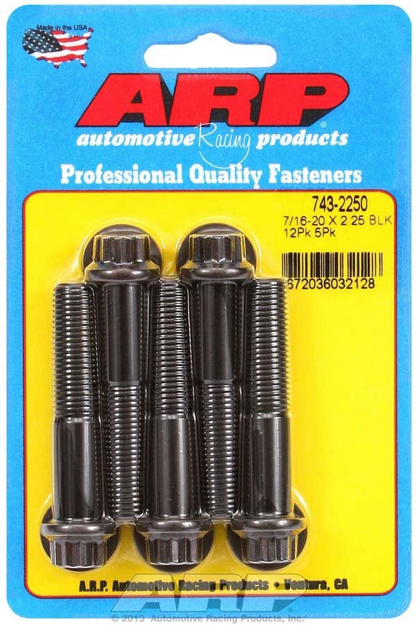 ARP Bolt Kit - 12pt (5) 7/16-20 x 2.250 743-2250