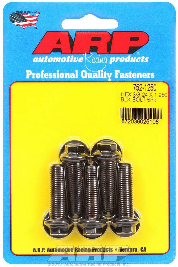 ARP Bolt Kit - 6pt (5) 3/8-24 x 1.250 752-1250