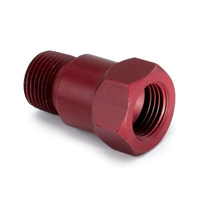 AutoMeter 3/8" NPT Aluminum Temp Adapter Fitting - Red
