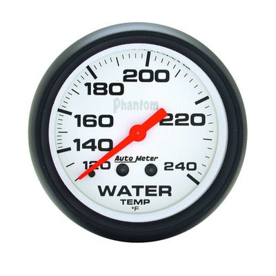 AutoMeter 2-5/8" Phantom Water Temp Gauge 120-240 Degrees