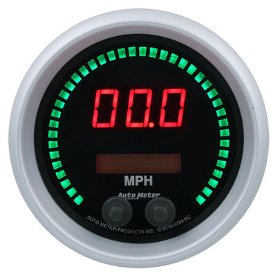 AutoMeter 3-3/8" Speedometer 260mph Elite Digital Sport-Comp Elite Series