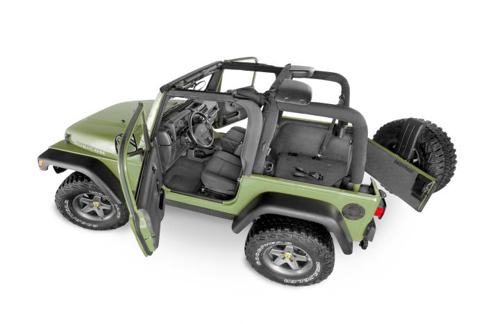 BedRug BedTred Jeep Cargo Kit - 1997-06 Jeep TJ