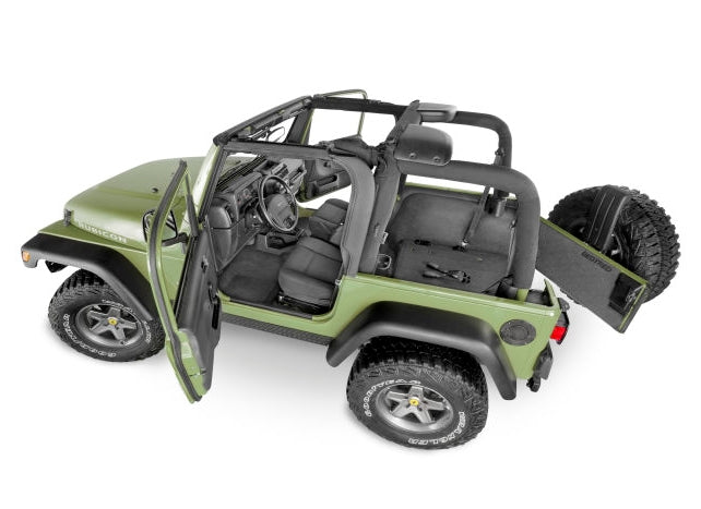 BedRug BedTred Front 3 Pc Floor Kit BTTJ97F - 1997-06 Jeep TJ/LJ
