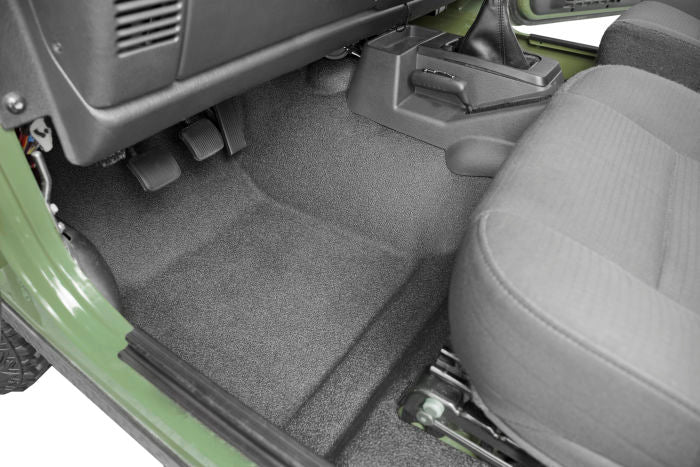BedRug BedTred Front 3 Pc Floor Kit BTTJ97F - 1997-06 Jeep TJ/LJ