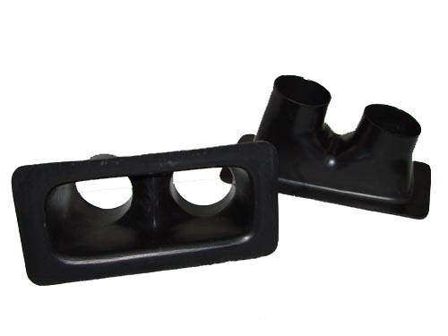 ButlerBuilt Bumper Mount Angled Dual Hole Air Ducts