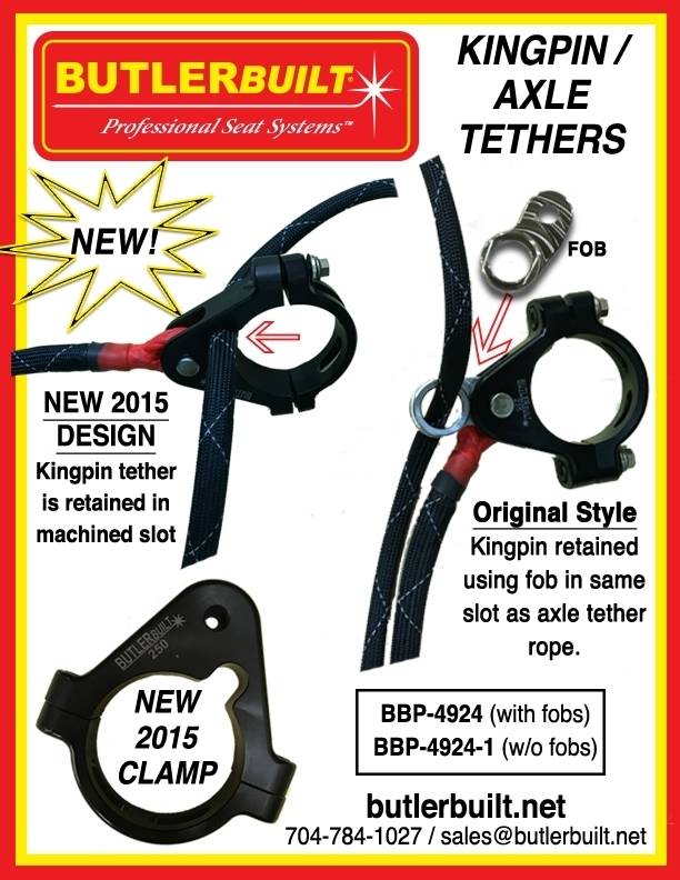 ButlerBuilt King Pin Tether Kit for 51-53 Inch Axles