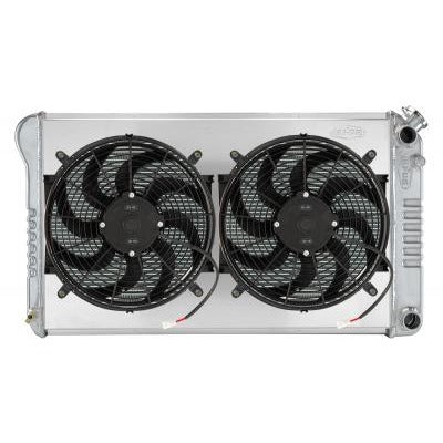 Cold Case Aluminum Radiator and Dual 14" Fans for 68-77 A-Body LS Swap GMA546ASK