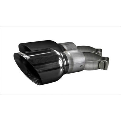Corsa Two Single 4.5" Black Tips 14346BLK Single Rear Exits for Corsa Mustang GT Exhaust Only