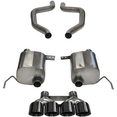 Corsa 2.75" Axle-Back Xtreme Dual Exhaust Quad 14766BLK 4.5" Black Tips for 2017+ C7 Corvette Grand Sport/Z06/ZR1 6.2L V8