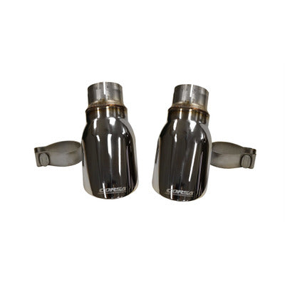Corsa Two Single 4.0" Polished Tip 14977 Single Rear Exit for Corsa Charger Exhaust Only