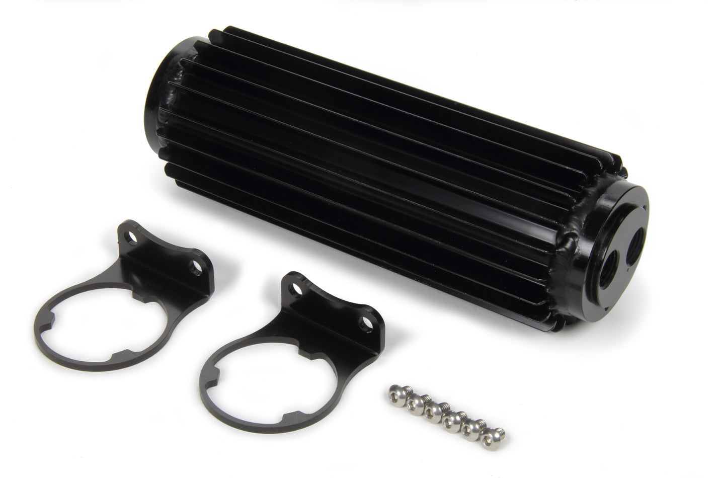 Derale Single-Pass Heat Sink Cooler 10" Black Anodized
