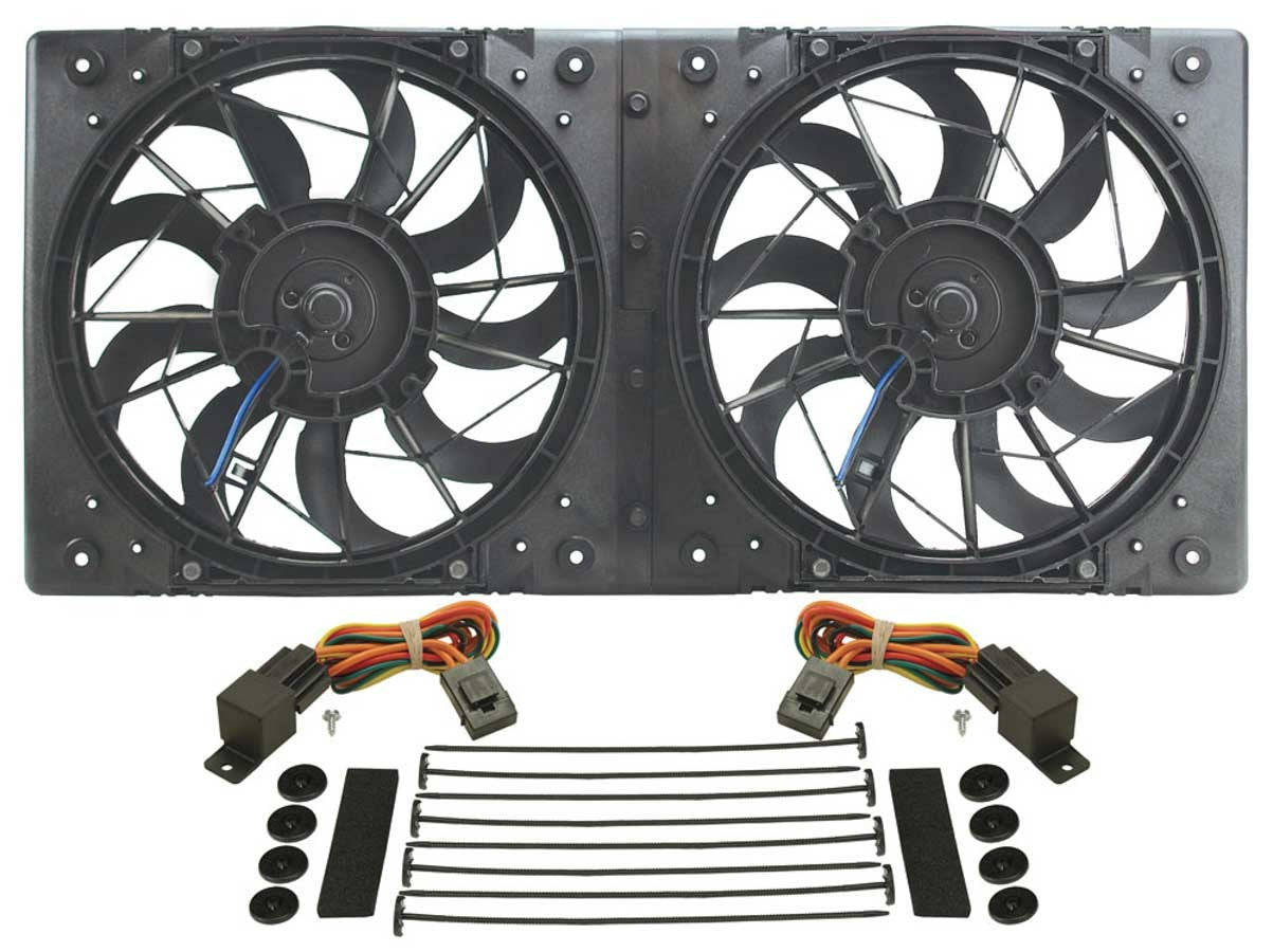 Derale 10" Dual High Output RAD Fans Puller