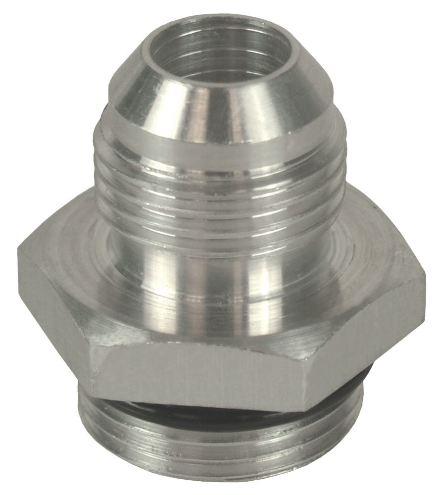 Derale Aluminum Cooler/Adapter Fitting -8AN x 5/8"-18 O-ring