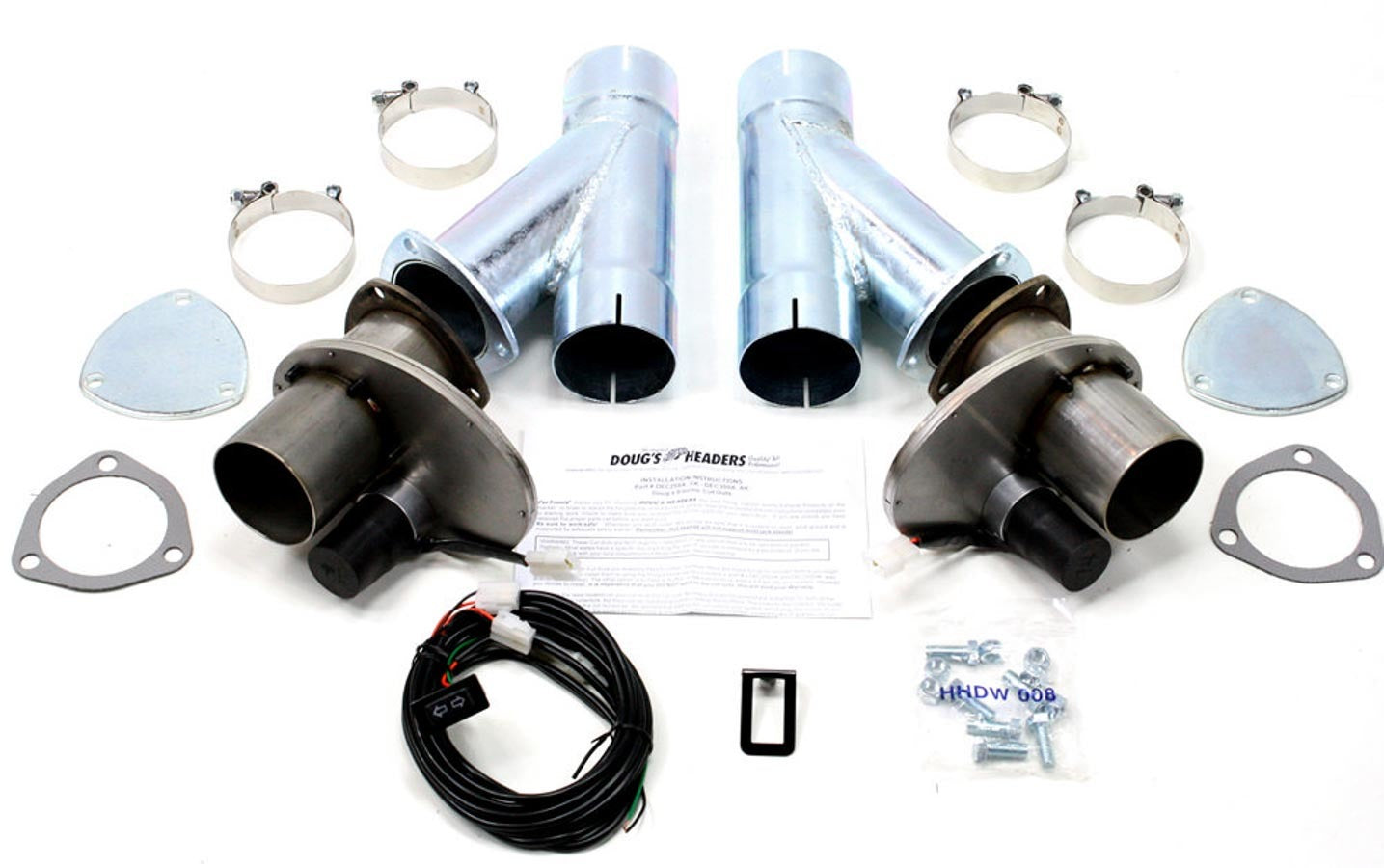 Doug's Headers Electric Exhaust Cut-Outs - 3" (Pair) DEC300AK